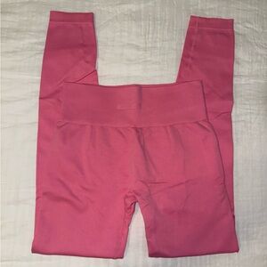 Hot Pink Bo+Tee Leggings